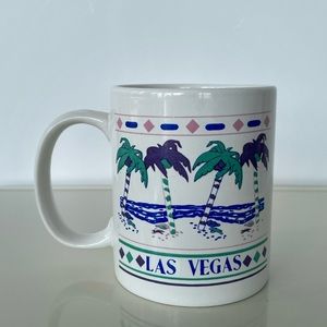 Vintage 80s Las Vegas Mug
